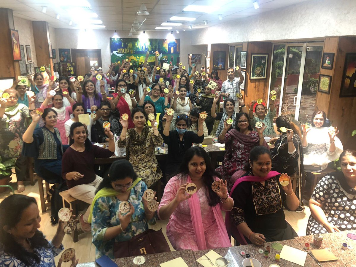 Under the guidance of our Principal Dr. Mala Gupta, an Art Integration workshop was conducted for teachers of Springdales School Pusa Road &amp; Dhaula Kuan to enable them to introduce innovative pedagogy and integrate art with subjects for overall holistic development of students.