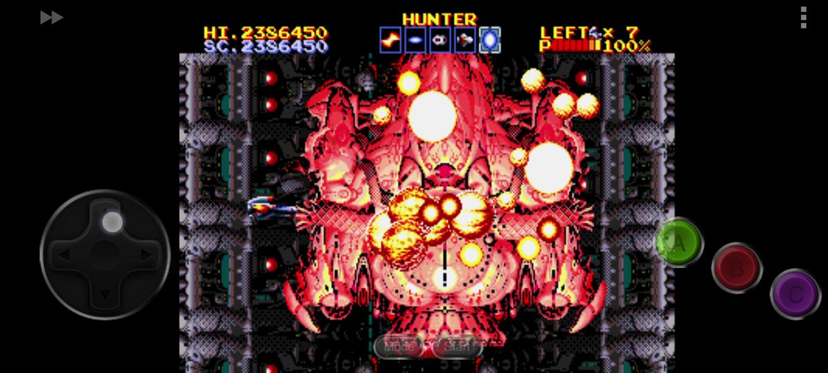 Pisfool_'s tweet image. ...And FINALLY!

I managed to 1CC Thunder Force IV, Normal difficulty!

(Played on a mobile Genesis emulator because I couldn&apos;t afford the SEGA AGES version...)

#サンダーフォースIV #サンダーフォース #ThunderForceIV #ThunderForce #STG #Shmup