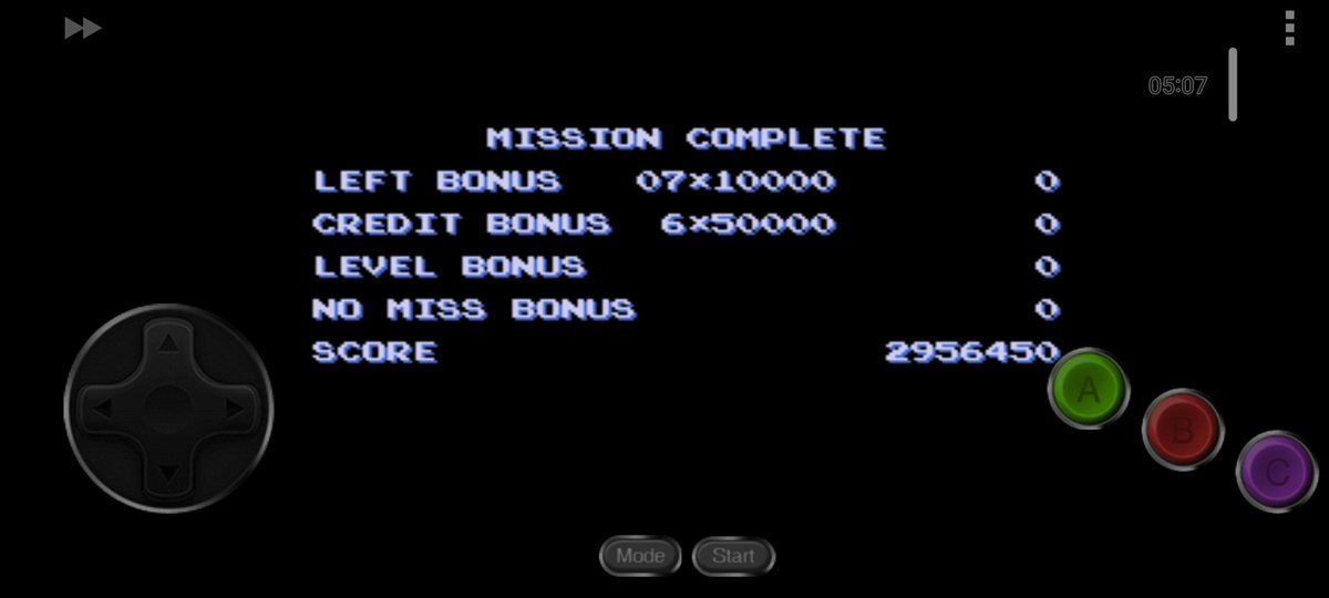 Pisfool_'s tweet image. ...And FINALLY!

I managed to 1CC Thunder Force IV, Normal difficulty!

(Played on a mobile Genesis emulator because I couldn&apos;t afford the SEGA AGES version...)

#サンダーフォースIV #サンダーフォース #ThunderForceIV #ThunderForce #STG #Shmup