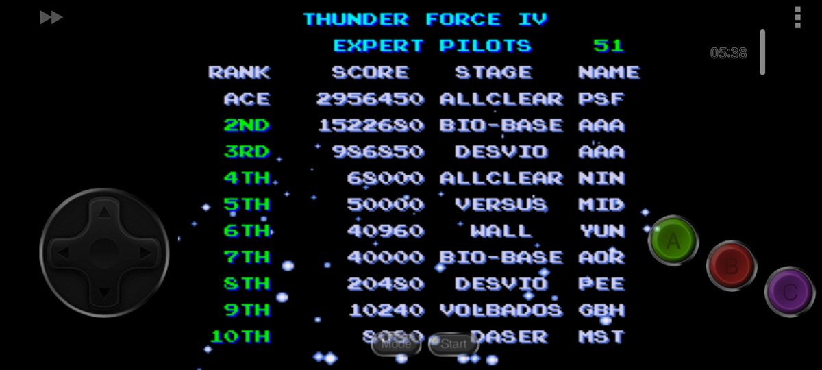 Pisfool_'s tweet image. ...And FINALLY!

I managed to 1CC Thunder Force IV, Normal difficulty!

(Played on a mobile Genesis emulator because I couldn&apos;t afford the SEGA AGES version...)

#サンダーフォースIV #サンダーフォース #ThunderForceIV #ThunderForce #STG #Shmup