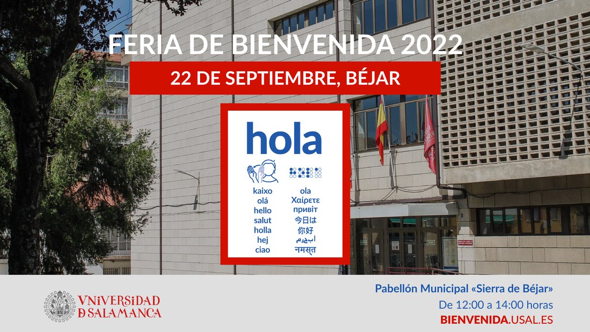 fgusal's tweet photo. 🗓️ | Del 19 al 22 de septiembre estaremos en la #FeriaDeBienvenida que organiza la @usal. ¡Visítanos en nuestro stand del #ProgramaClave para informaros sobre las diferentes ofertas de #PrácticasRemuneradas! Tick tack ⌛
📍Salamanca, Ávila, Zamora y Béjar https://t.co/aoC3XczCNL