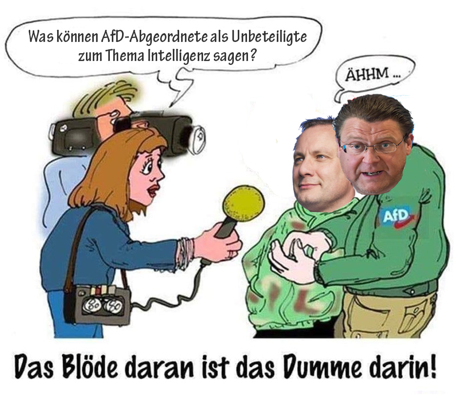 JorgKoester's tweet photo. @StBrandner Die größten Dummpaddel sitzen für die #AfD im Bundestag!
#SonneVerklagen #Trixi
#WLANKabel #Trixi
#Jetstream #Brandner
Hohlrouladen für Deutschland! https://t.co/ouHMd3yR75