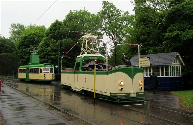 NationalTramway's tweet photo. Today is Tram Day.
This is a special day when most of our operational trams will be running. 
To mark the passing of Her Majesty Queen Elizabeth II, the day will start with a procession of trams which were in service at the time of the birth of HM Queen Elizabeth II. https://t.co/WQRx2wMI4v