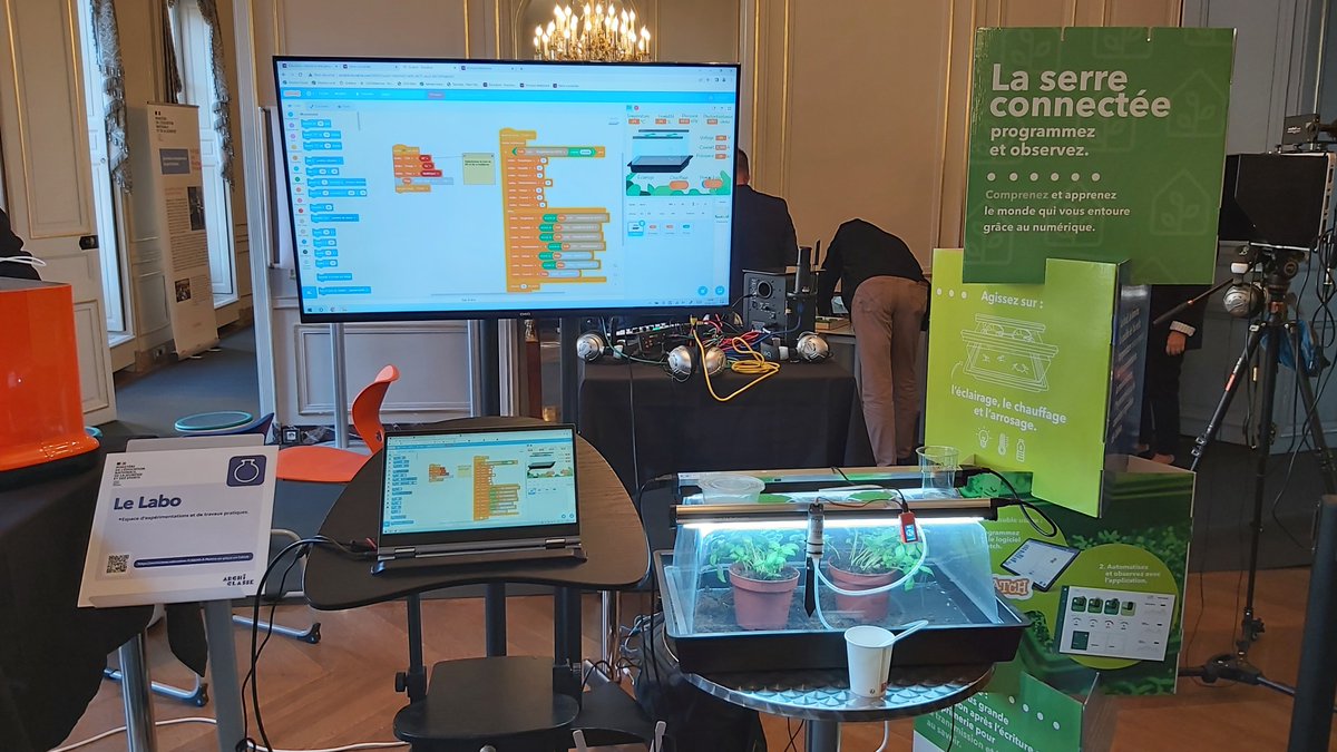 Venez découvrir la serre connectée et de la gestion de la qualité de l'air, économies d'électricité et d'eau, éclairage  ... et l'apprentissage de la programmation dans les bureaux du Ministère de l'éducation nationale à l'occasion des Journées européennes du patrimoine