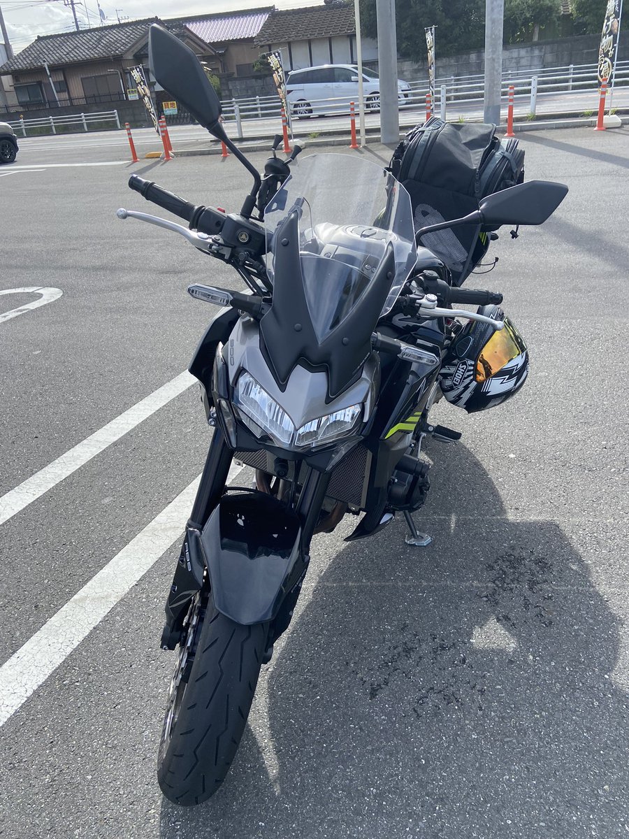 SHIN_Z900's tweet photo. 何とか、雨降らずに連休初日！
ってなわけでツーリングです🏍

#Z900.#ツーリング. #��城 https://t.co/8GX9laMRAF