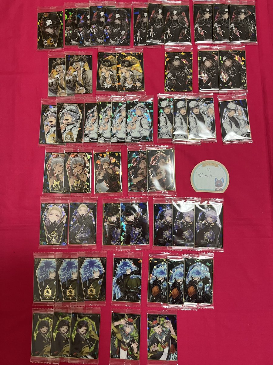 lisaaa3im's tweet photo. 【交換】ツイステ ツインウエハース スケアリー・ドレス 箔押し

譲】リドル、エース、デュース、トレイ、ケイト、ジャック、ラギー、アズール、☆ジェイド、☆フロイド、カリム、ジャミル、ヴィル、ルーク、エペル、イデア、オルト、リリア、シルバー、セベク

求】レオナ>マレウス

☆⇔レオナのみ https://t.co/JYQkKvGzSu