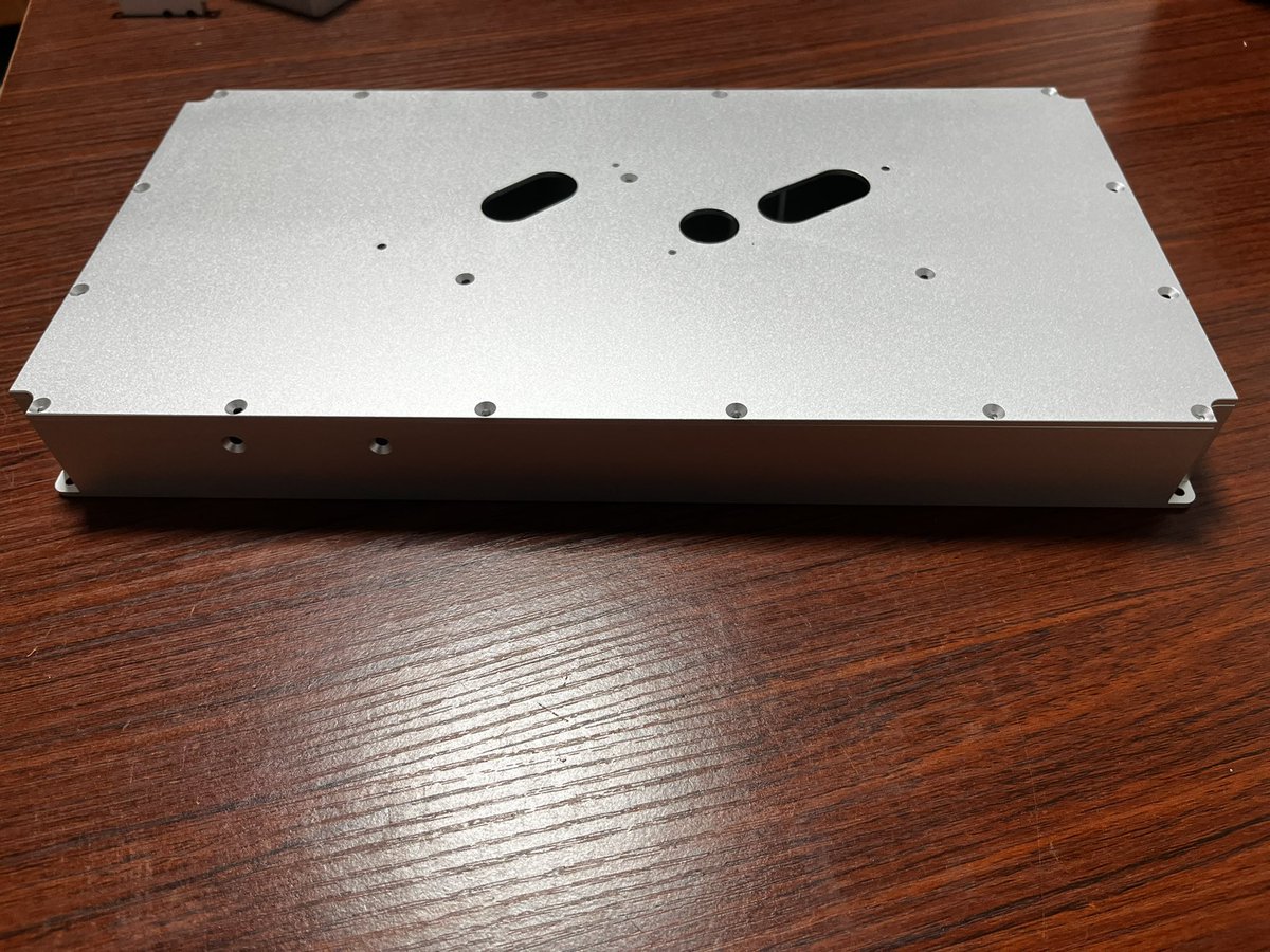 JimwellCo's tweet photo. CNC machined from aluminum T6061 finished sandblast before anodized, perfect for assembly, which is for Photonics. 
EPIC - EUROPEAN PHOTONICS INDUSTRY CONSORTIUM 
LASER World of PHOTONICS 
Forum de la Photonique 
#cnc 
#machining 
#manufacturing 
#millingparts 
#customparts https://t.co/j9ZtvxIPg8
