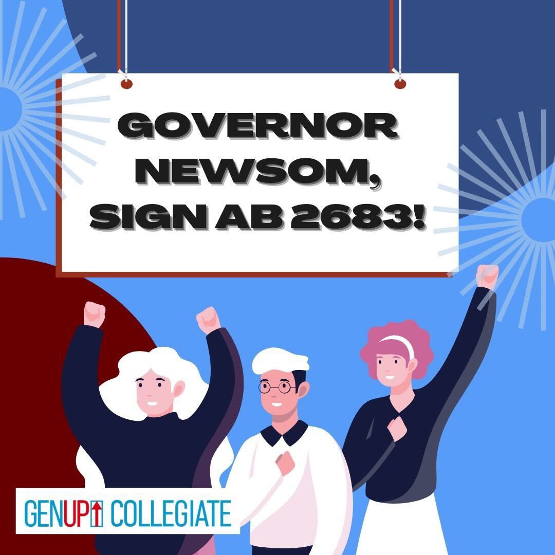 riaxbabaria's tweet photo. The prevalence of sexual violence on our college campuses is a roadblock to students’ safety and success. It’s time for @CAgovernor @GavinNewsom to sign AB 2683 and ensure all students receive sexual violence and harassment training #signAB2683 https://t.co/cTbIMBeTSi