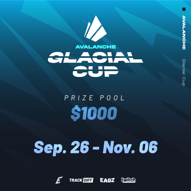 We are hosting our first League tourney - The Glacial Cup! 🥳❄️🏆

16 of the regions best Amateur teams are invited to battle it out to vie for the championship 👑 

More info to come, but in the mean time be sure to follow our twitch
➡️twitch.tv/avalancheESC