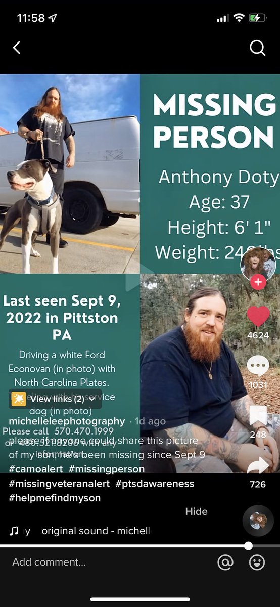 SobVEErStreams's tweet photo. ‼️‼️‼️Missing Person 👇👇👇
Mom’s TikTok linked below
#TikTok https://t.co/rtnfTcVNbm
.
. https://t.co/jYRz9v6goe
