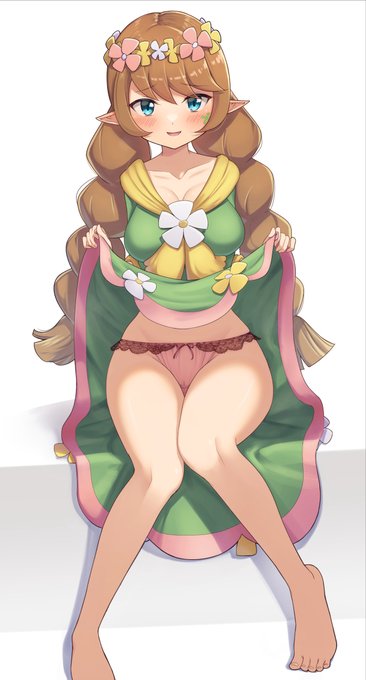 ぷよくえのミーシャさんにたくしあげてもらいました。 #Skeb 