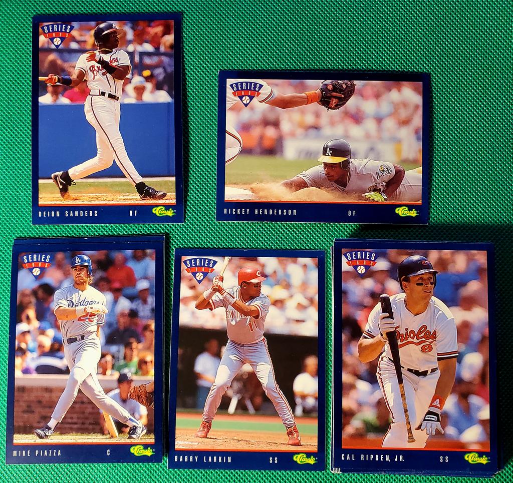 _AlleyAwesome's tweet photo. The sets I forget about, sometimes help me remember WHY one doesnt just get rid of old 📦 of unsorts #classicfire #rationalizing 😆 @imoMitchCards @dodgers_cards @00WabiSabi00 @CardPurchaser @Hobby_Connect https://t.co/AaXDQG8YhE