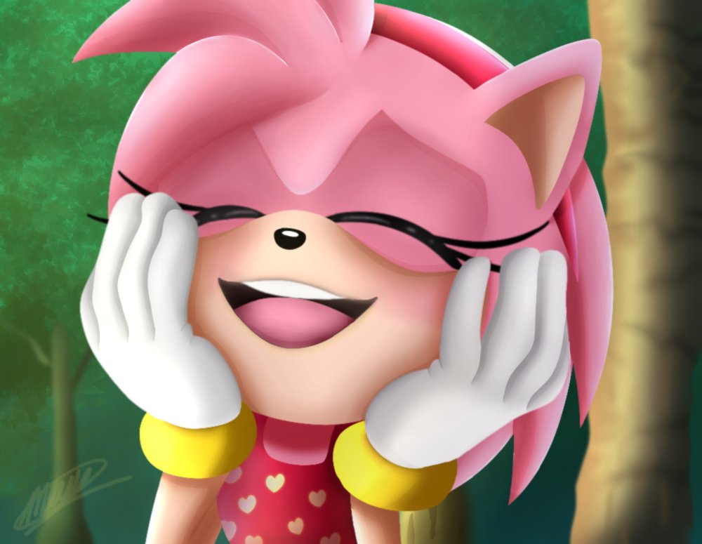 Amy Rose:Recreation.
Decided to redraw a sonic X screenshot 👀