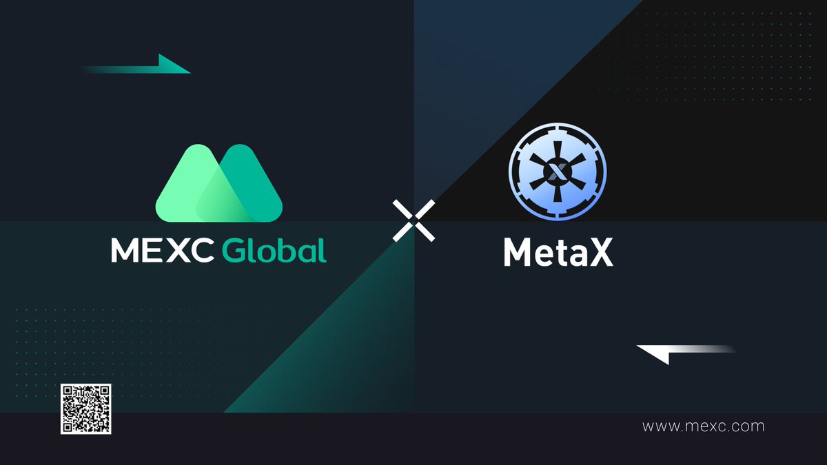 Thrilled to announce that #X1 <a href="/metaxgames/">Metaxgames</a> will have its initial listing on @MEXC_Global 🔥

#MetaX is the only fully decentralized, SLG-like PVP blockchain game built on ETH, to present to players a freely developed universe. 

Stay tuned for more details!