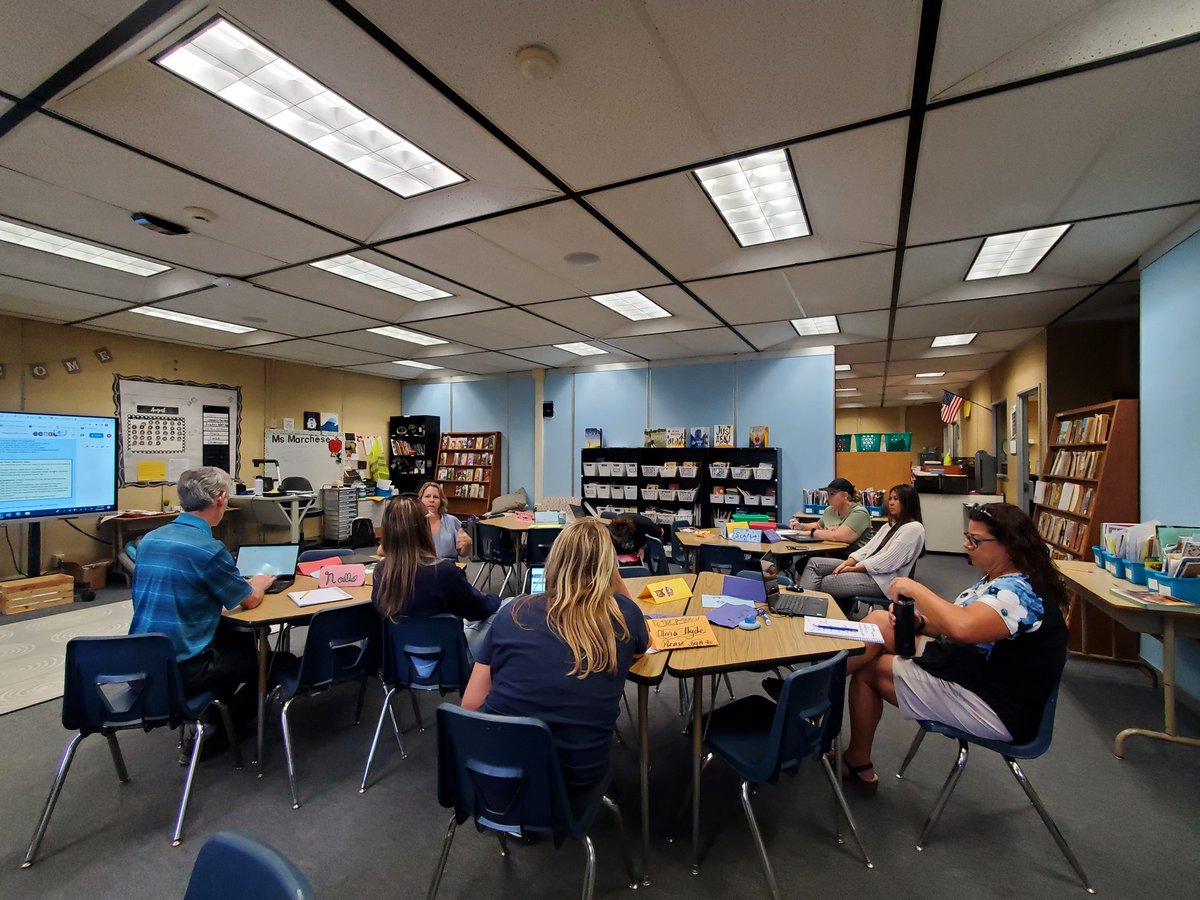 Howard Schultz said "Success is best when it shared" We took our most recent PD session to share what success looks like for our students in cross-grade level teams. We shared knowledge and love of our children to support us all in having an incredibly successful year. <a href="/sdschools/">San Diego Unified</a>