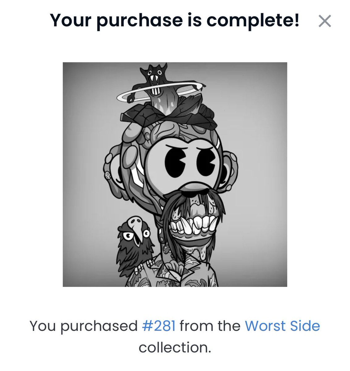 buyonthedip's tweet image. … worst $20 NFT in web3.

@Worst_Ape #WorstSide 🦜