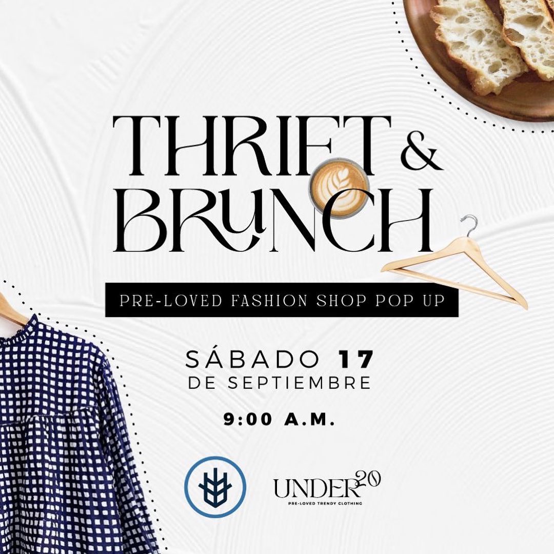 TrendStudioFM's tweet photo. Se te antoja un sábado diferente? Under20 y Panadería Luma se unen para presentar su primer #ThirftAndBrunch!
17 de septiembre desde las 9:00 AM https://t.co/88mDVL4y87