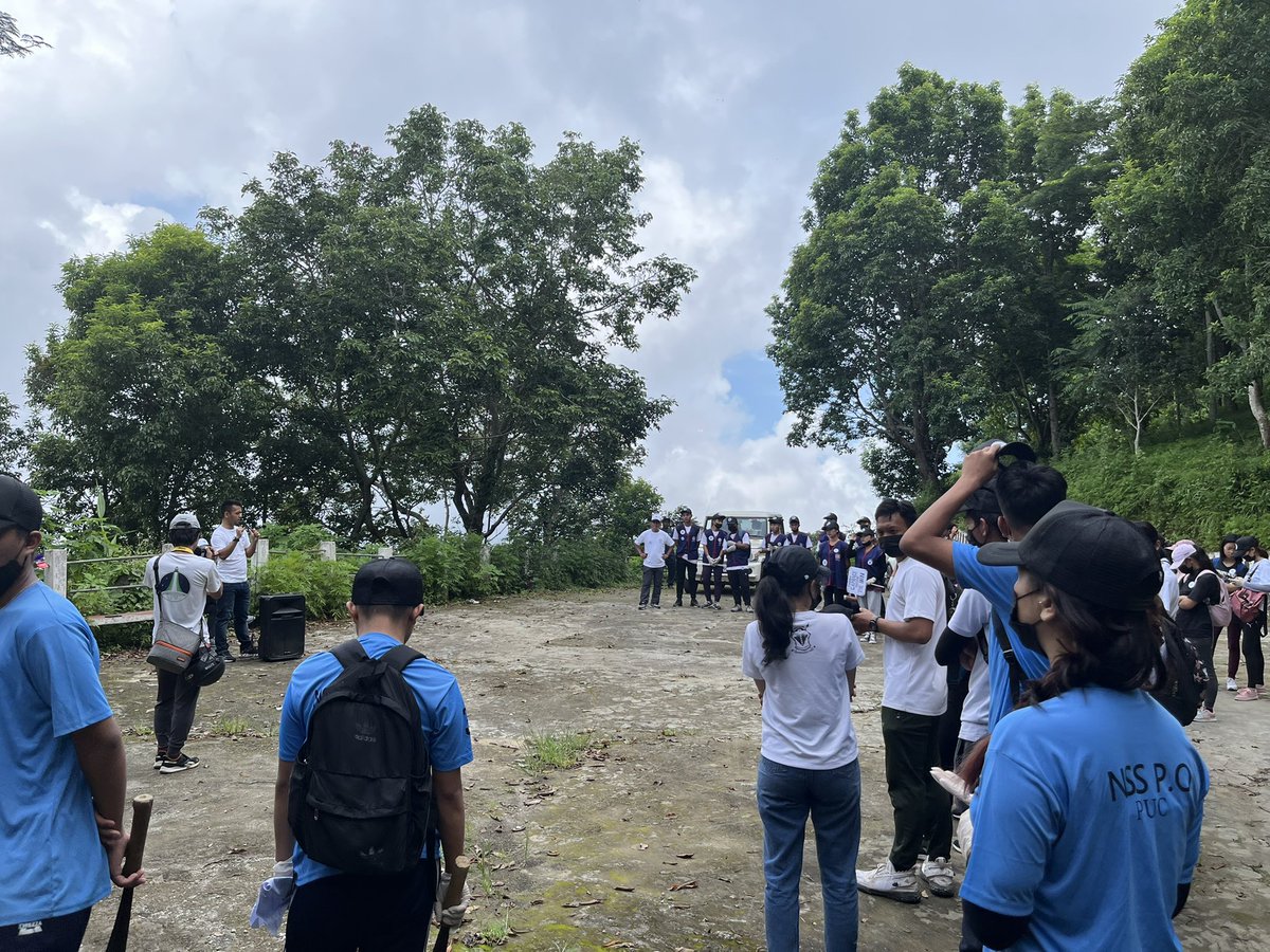 SangpuiiSy's tweet photo. Briefing at Muthi Park #IndianSwachhataLeague #YouthVsGarbage #SwachhAmritMahotsav https://t.co/MAH1tTk2U9