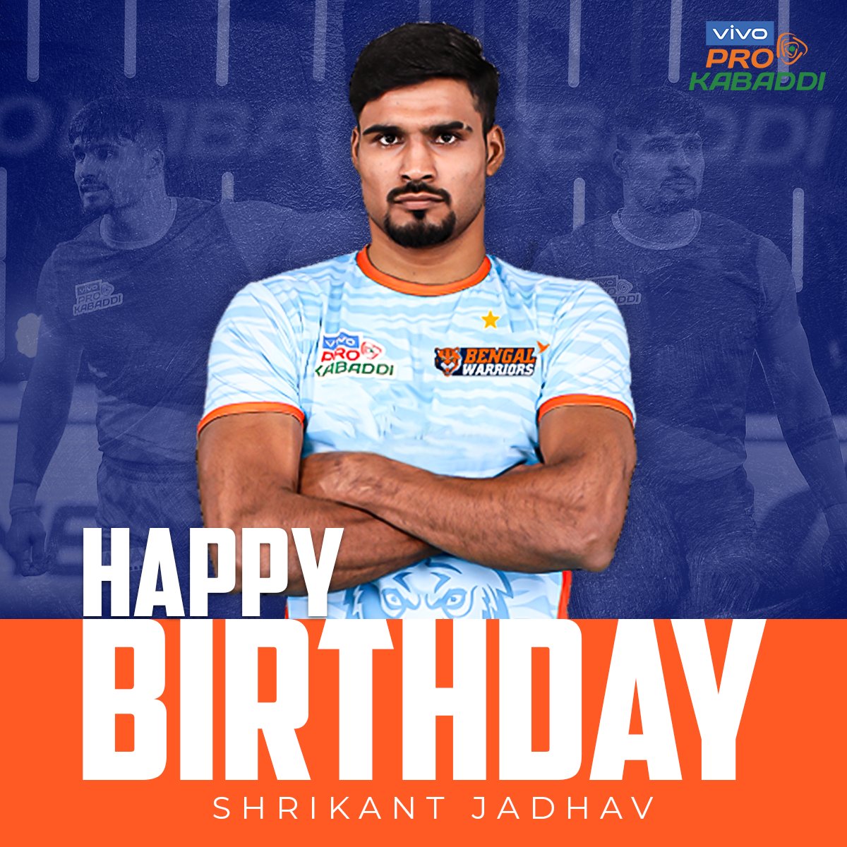 ProKabaddi's tweet image. 𝗦𝗵𝗿𝗶-𝗸𝗮𝗻𝘁 go wrong when he's on song while raiding! 🤩

Warm birthday wishes to @BengalWarriors' dynamic raider on his special day 🎂

#vivoProKabaddi #BengalWarriors