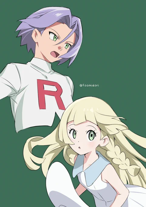 固形化簡略化された髪型のアニメキャラの髪がなびいて普段見えない耳が見えると嬉しくなりませんか私はなります Pokémon fanart 