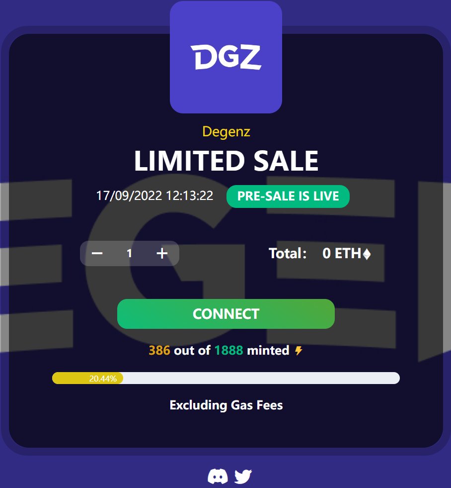 _DegenzNFT_'s tweet photo. 🥳we provide 555 whitelists that can be minted for free Mint

🔗Mint only at our Official Website  below👆 (click to open)

 🚀Quick Minting if you are mentioned by us (only 555 NFTs on Twitter members)

📢Act quick, limited supply available.
https://t.co/7GAnoXrvvI https://t.co/92KrKztvit