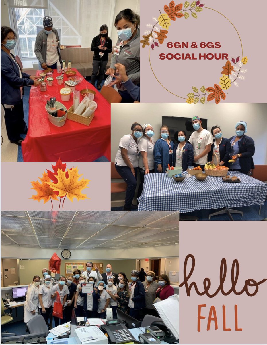 6GN &amp; 6GS Social Hour. No better way to officially end the summer and welcome fall. #resilience #engagement #nurses