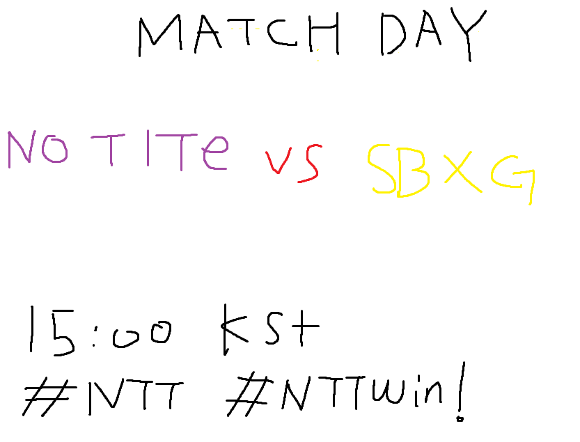 ⚔️Match Day⚔️

Korean Open 2022 Autumn - DAY 1

vs @SBXG_R6 

⏰3PM KST
👉twitch.tv/rainbow6kr

#NTTWIN #NTT