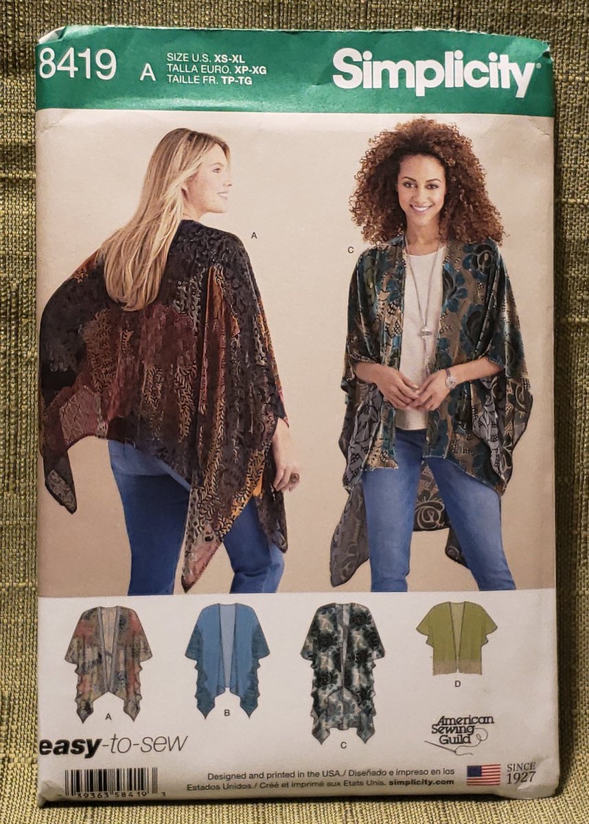 quilts_more's tweet image. Misses&apos; Kimono Style Wrap With Variations Easy To Sew Sewing Pattern Simplicity #8419 Size Extra Small, Small, Medium, Large, Extra Large tuppu.net/d5579227 #Etsy #ImagineQuiltsAndMore #EasyToSew