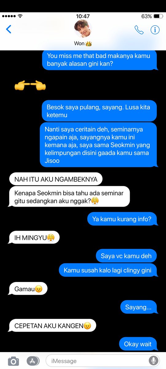 theezeisal's tweet photo. #FCTH : "Clingy Won is back."

            One tweet AU ; https://t.co/skzjiUstJN