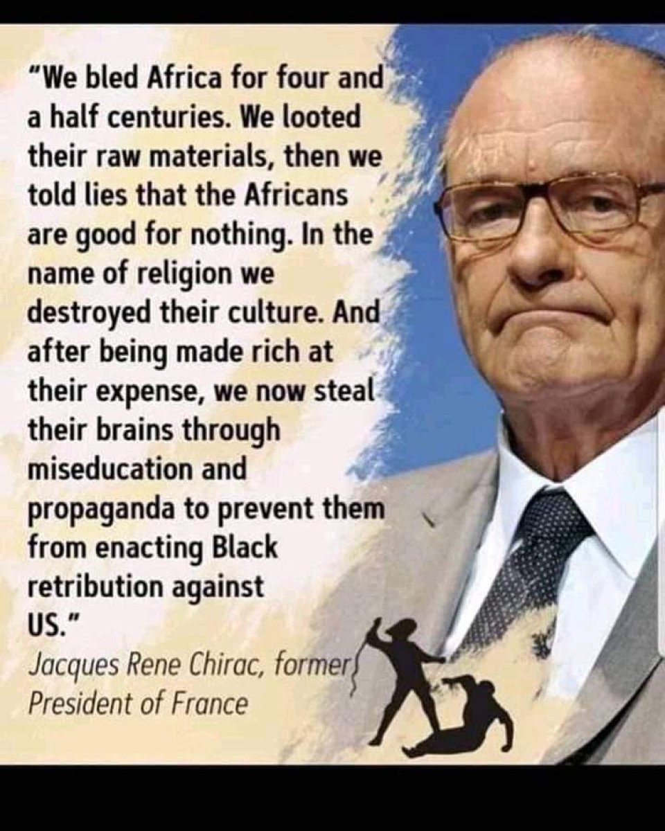 dijoni's tweet photo. The former president of France tell the truth. https://t.co/9GxPe9U6nb