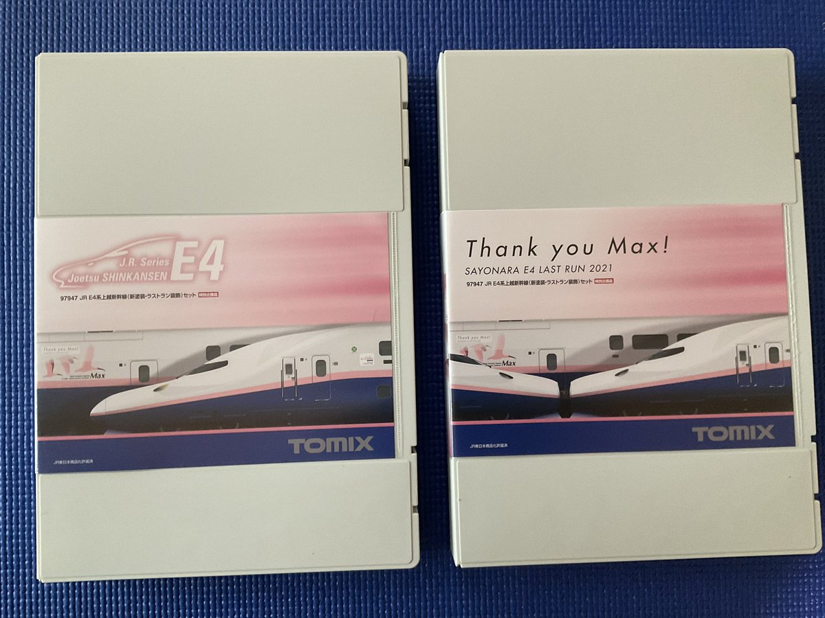 hiro40433089's tweet photo. E4系ラストラン塗装が届きました😆笑笑

#Nゲージ
#E4
#トミックス https://t.co/9AY14Leagn