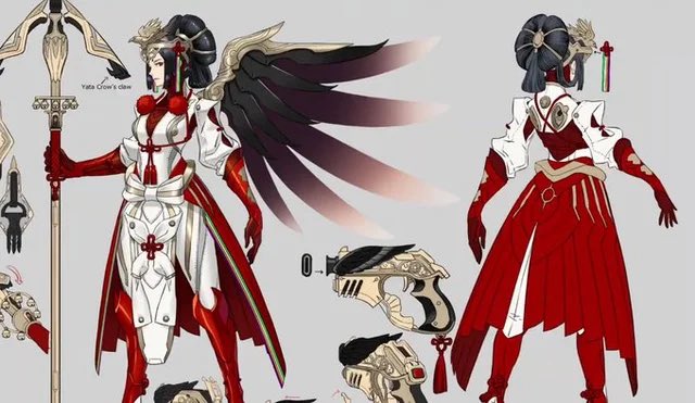 orinixia's tweet photo. okay but i was promised black wings
hey blizzard this is a wip right aha
right..?! 😀🤭🤪

dont do yata crow mercy dirty please 🔫

#overwatch #ow #overwatch2 #ow2 #mercy #skin #mercyskin #mercyoverwatch #overwatchmercy https://t.co/od11G0IOzZ