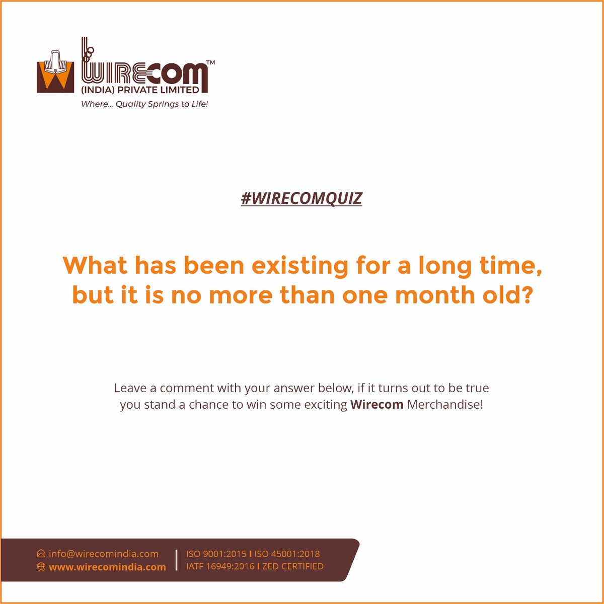WirecomIndia's tweet photo. Start your morning trying to solve this riddle.
Also don't forget to share this with Friends, Families, and Co-Workers.
#knowledge #knowledgeispower #riddles #facts #factz #factoftheday #freefacts #factsforlife #unknownfacts #dailyknowledge #wirecomindia #mumbai #vasai #pune https://t.co/DjtfABZxUG