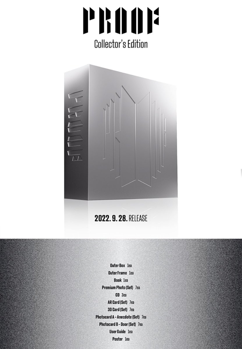 rckscandyph's tweet photo. ♡ collector's edition tingi ♡

[B2] BTS PROOF COLLECTOR'S EDITION TINGI #RcksCandyPHGO 

Price Range : ₱500-₱2.5k
W/ freebies from us

📅 ₱500 dp to secure 
📅 Rem Bal on Oct 30 ✨
📦 Normal ETA 

reply "mine + item code" 

♥️means yours
〰️ rm / jhope takers = prio https://t.co/6DAJgmBriJ
