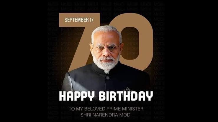 Happy Birthday our lovely prime minister of India Shri Narendra Modi ji 