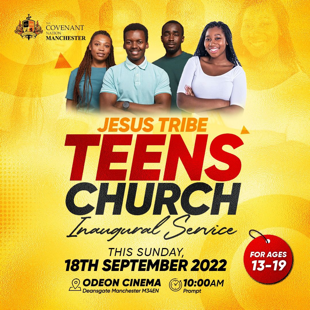 tcnmanchester's tweet photo. If you know a teenager or you are a parent to one, our doors are wide open for you!
Venue: Odeon Cinema Deansgate Manchester M34 EN Time: 10am Sunday
@tcnjesustribe @covenantccentre @pastorpoju @toyinpoyemade #jesustribe #thecovenantnation #christianteens #teenschurch https://t.co/h2If8CJkJ3