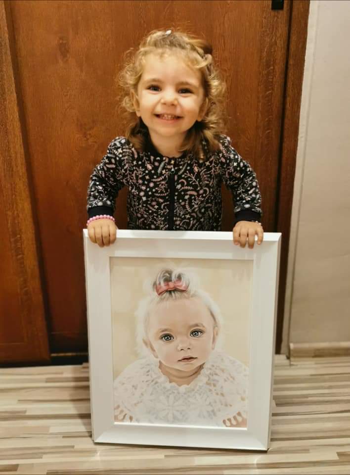 mimibogdanova's tweet photo. New portrait ❤
#portrait #acrylic #painting #oncanvas #professional #artwork #art #portraitfromphoto #babygirl https://t.co/jn1RXAWoAO