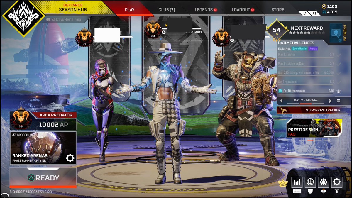 z__RPR's tweet photo. DM for boosting 
MY STATS
BR:S9-13 MASTERS S14 CURRENT PRED
ARENAS:S11-14 PRED
PS&amp;XBOX ACCEPT
#Apex #ApexLegends #Apexboosting https://t.co/lscIGhkOVw