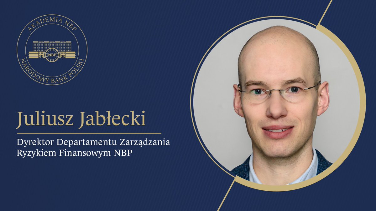 AkademiaNbp's tweet photo. Prof. Juliusz Jabłecki. Dyrektor Departamentu Zarządzania Ryzykiem Finansowym #NBP. W #AkademiaNBP poprowadzi wykład „Cele i wyzwania zarządzania rezerwami dewizowymi”.
Informacje i zapisy ⬇️
https://t.co/iFGZWA2AXm https://t.co/p99pkY9glE