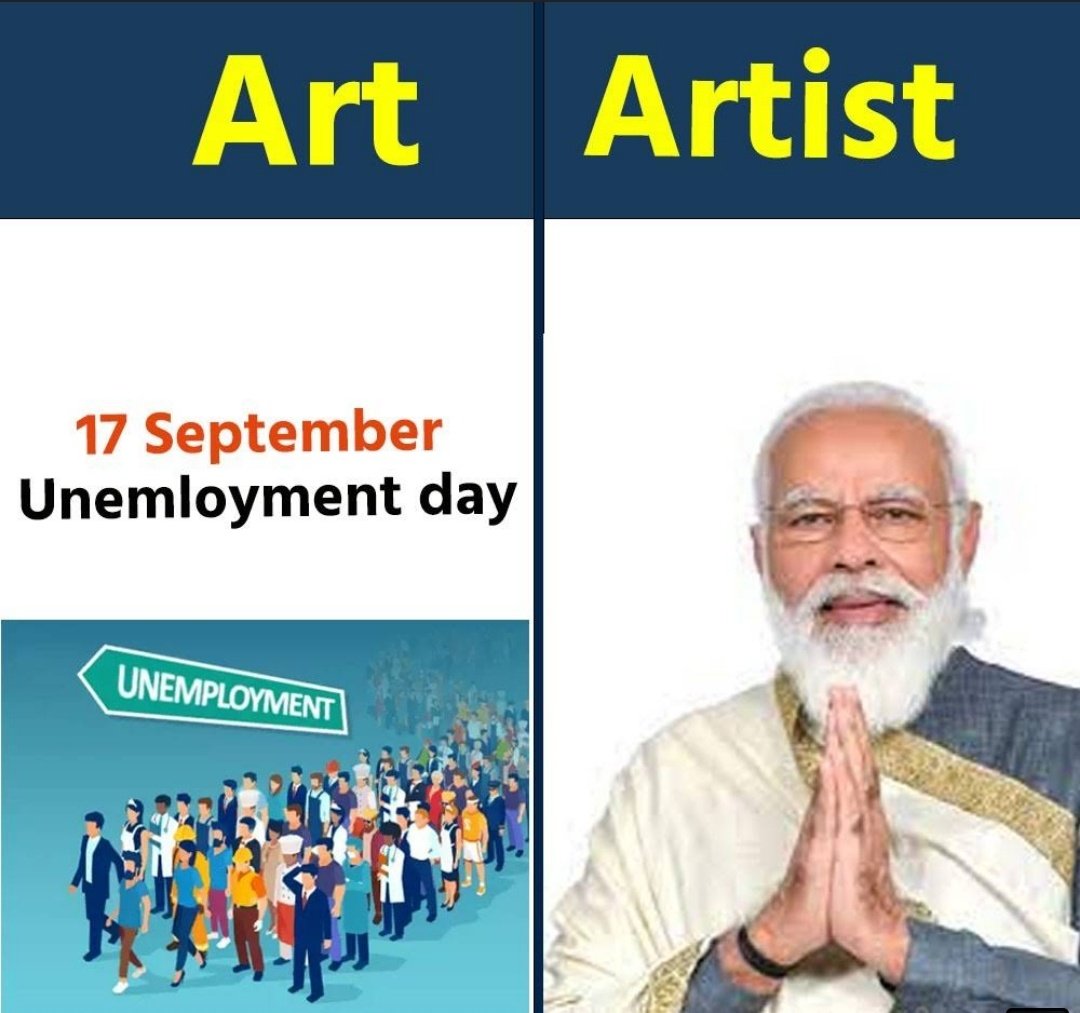 Happy Unemployment Day <a href="/narendramodi/">Narendra Modi</a> ji 
#UnemploymentDay