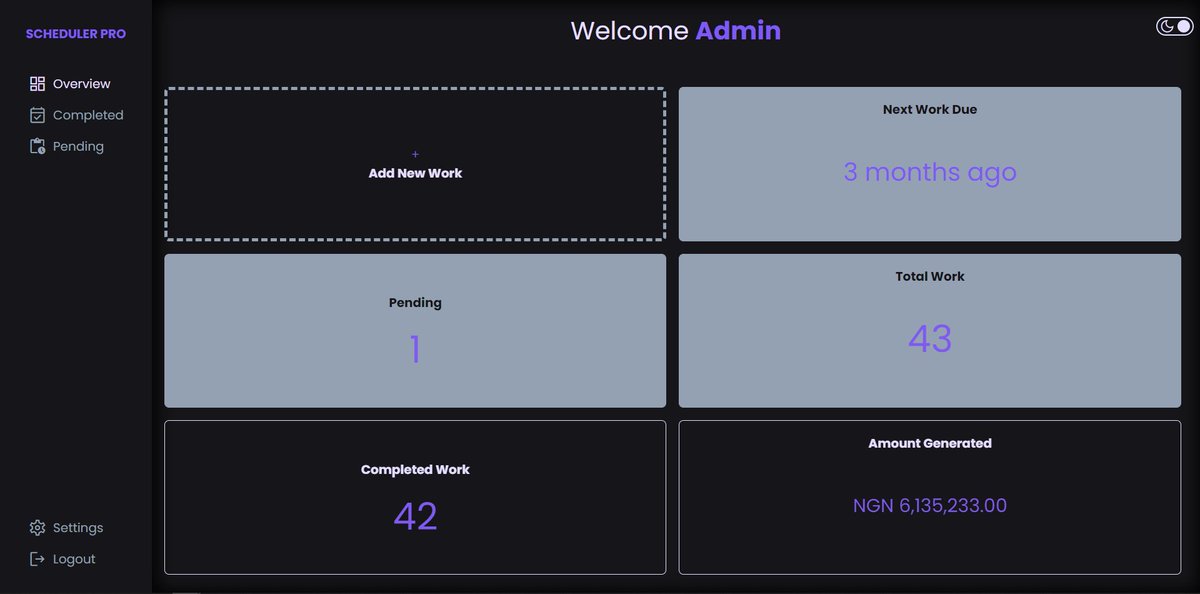 Tobeyy_a's tweet photo. A Web App
This is a PWA built with React for service providers that helps keep track of gigs, payments and deadlines. 
It is one of my side projects I hope to complete soon.
https://t.co/jgmqQwyzsQ

#reactjs #webdeveloper #FrontEndDeveloper https://t.co/HkBROgKAwl