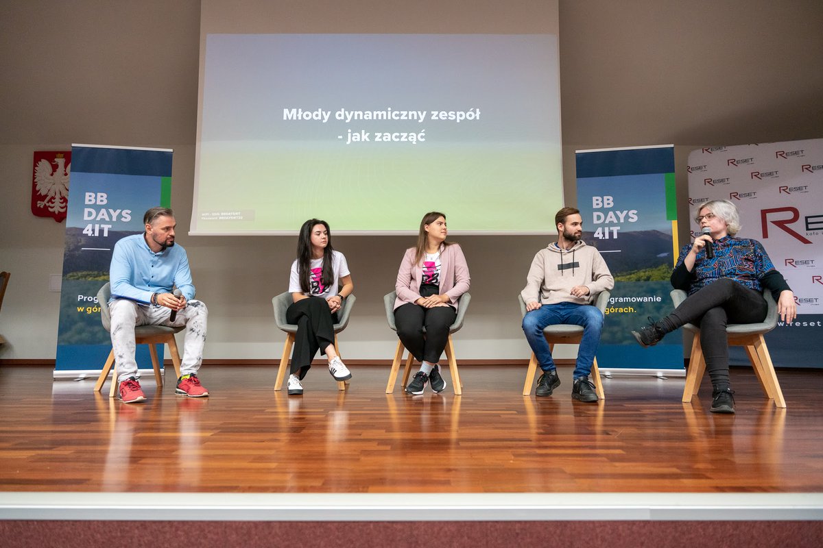 At conferences for schools, we build awareness of our industry among the young generation. 

#pdk Podbeskidzka Dolina Krzemowa (Podbeskidian Silicon Valley) ~100 IT companies in our neighbourhood create conditions for remarkable industrial growth.

#programming #bbdays4it