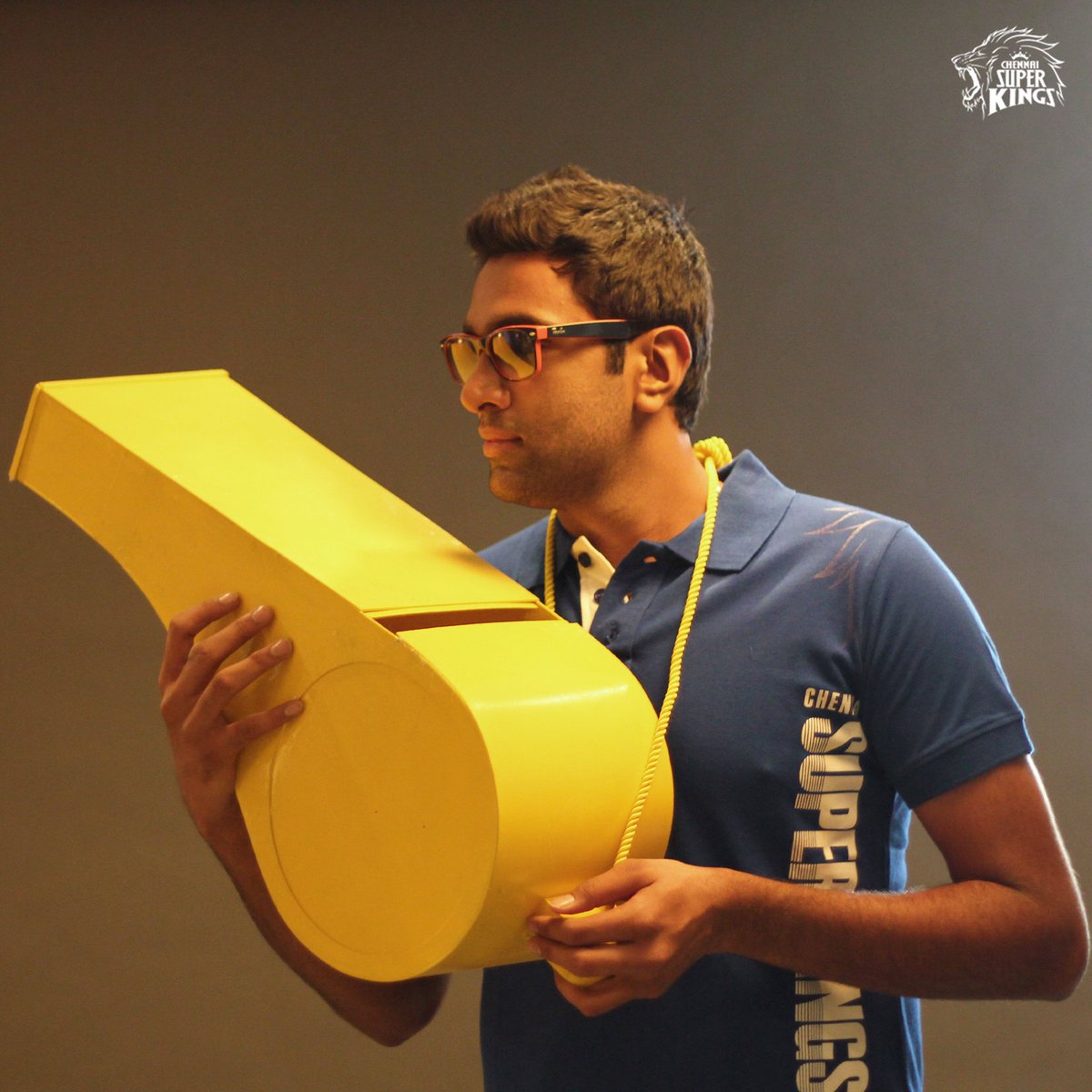 ChennaiIPL's tweet photo. Sending in big birthday whistles to you, Ash! 🎂🥳

#Yellove #WhistlePodu 🦁💛 https://t.co/7Lj3p1Tgn5