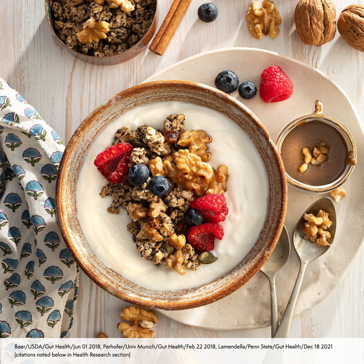 CaWalnutsIndia's tweet photo. Bacteria love walnuts, &amp; you must too! 

Research suggests walnut consumption may support the health of the gut and enhance the growth of beneficial bacteria. 

 #CaliforniaWalnuts #MakingEverydayHealthy https://t.co/PlkvCLHEsu