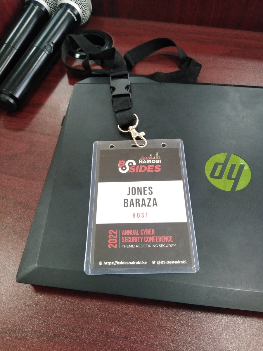 JonesBaraza's tweet image. Day 2 of @BSidesNairobi #RedefiningSecurity conference about to start. I am so psyched up for the sessions today &amp;amp; so eager to learn from the amazing talent lined-up.