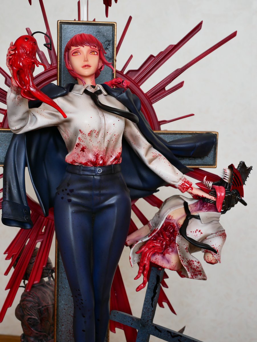 レビュー】 Zaohua Studio Makima Chainsaw Man EX ver 1/6 H55cm