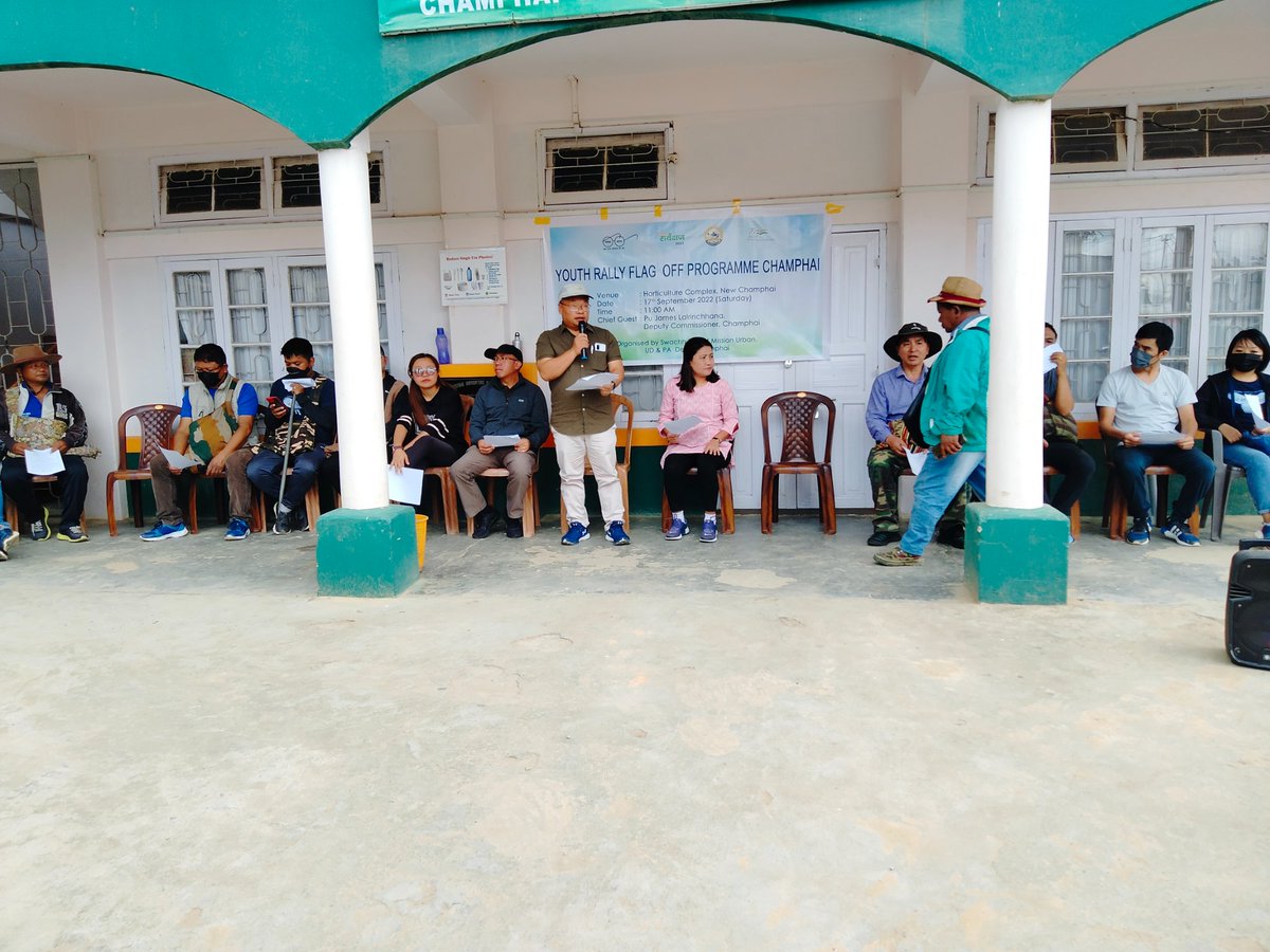 sbmuudpacpi's tweet photo. YOUTH RALLY FLAG OFF PROGRAMME CHAMPHAI
@sbmu_mizoram
#SwachhAmritMahotsav 
#YouthVsGarbage https://t.co/EY3CO2SrvJ