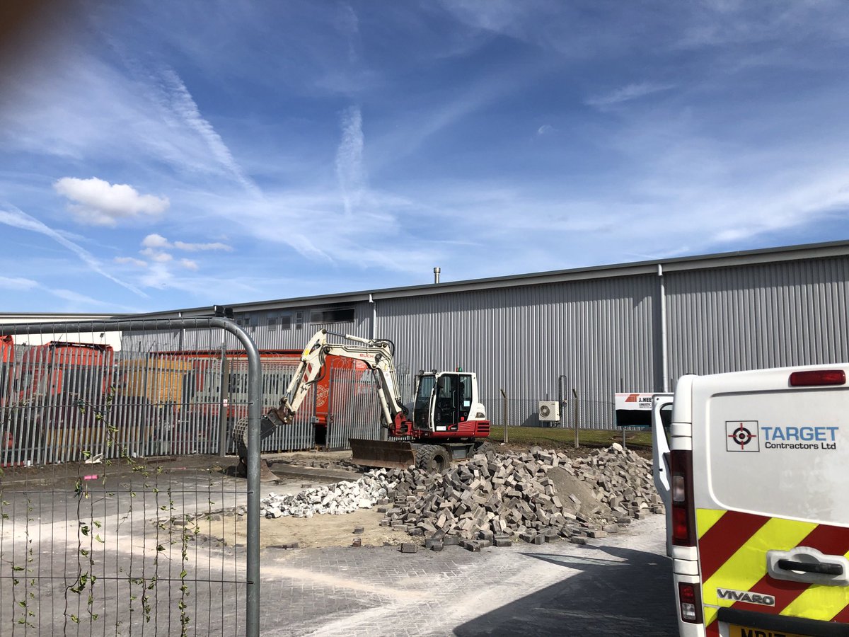 OnTarget2010's tweet photo. Another Returning Customer: Block paving and concrete slab repair and installation, Heebink Trafford Park #ontarget https://t.co/Ui5xf78xeu