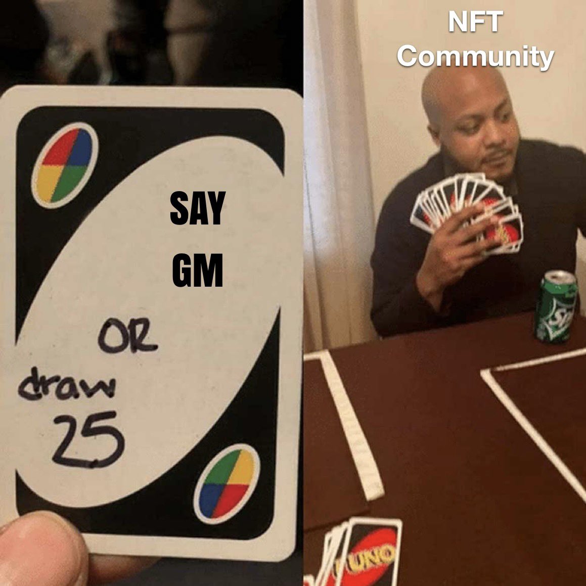 Gm fam ☕️🫡
Say it back 👇👇👇

#NFT #NFTs #NFTshill #NFTCommunity #NFTProject #NFTGiveaway #nftart #nftcollectors #NFTFam #goodmorning #gm #WINWIN #EthereumNFTs #ETH #Ethereum #eth #opensea #OpenSeaNFT