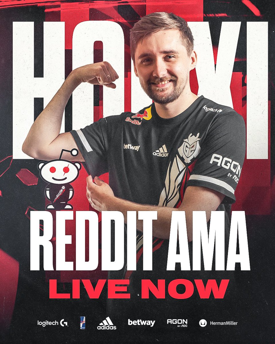 The Chad of all Chad's @HooXiCSGO will be answering your questions throughout the day! Join him here: reddit.com/r/G2eSports/co…